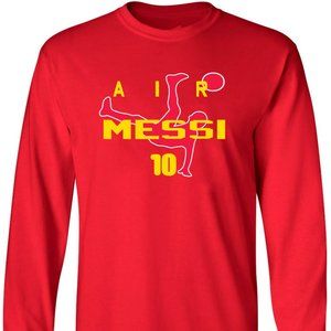 Lionel Messi Barcelona YOUTH LARGE LONG SLEEVE